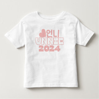 언니 Unnie 2024/韓国の姉ベビー発表 トドラーTシャツ