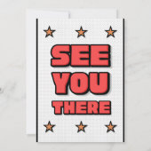 우리들의 리틀 루키가 찾아온다 招待 招待状 (裏面)