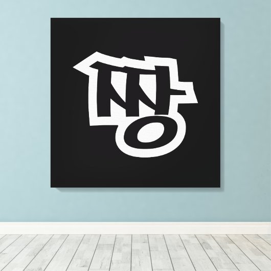 짱 JJJANG – 韓国語の最高のハングル言語 キャンバスプリント (インサイチュ (ウッドフロア))