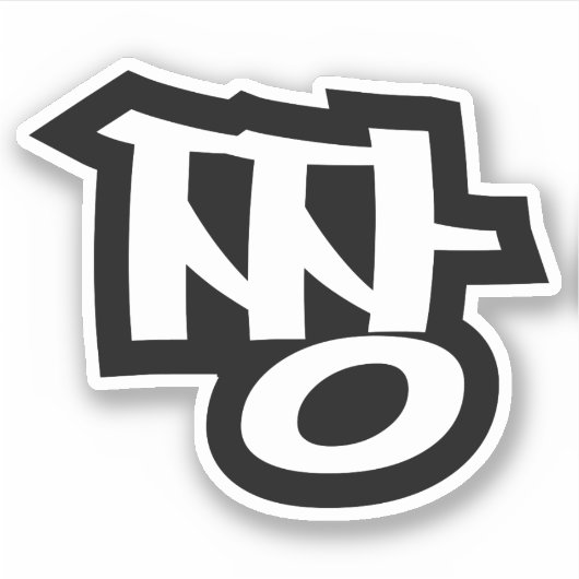 짱 JJJANG – 韓国語の最高のハングル言語 シール (正面)