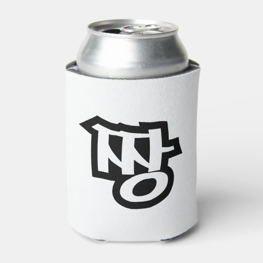 짱 JJJANG – 韓国語の最高のハングル言語 缶クーラー (缶正面)