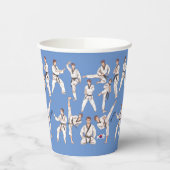 태권도テコンドコリアン武術アート 紙コップ (左)