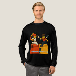 1でストライクを出し続けろ! トライブレンドTシャツ
