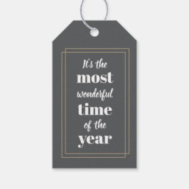 1年で最もすばらしい季節です ギフトタグ