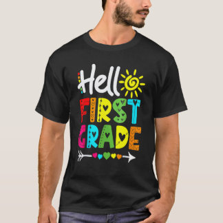 1年生のチーム こんにちは 小学校1年生の教室 先生 Tシャツ
