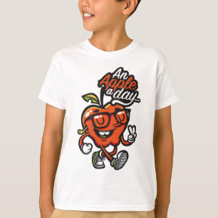 １日りんごを１個 Tシャツ