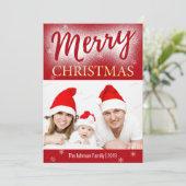 １枚の写真でつくるクリスマスホリデーグリーティングカード (スタンド正面)