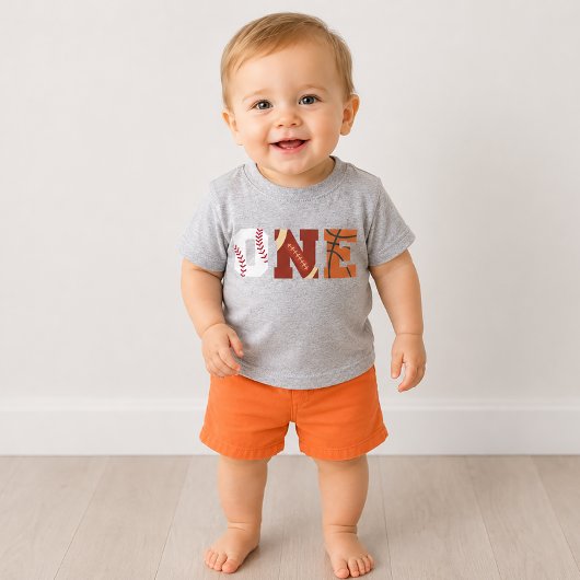 1歳の誕生日おめでとうTシャツ ベビーTシャツ