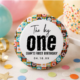 1歳の誕生日おめでとう 缶バッジ