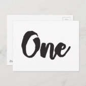 １歳の誕生日アート 初めての誕生日 私の１歳児 ポストカード (正面/裏面)