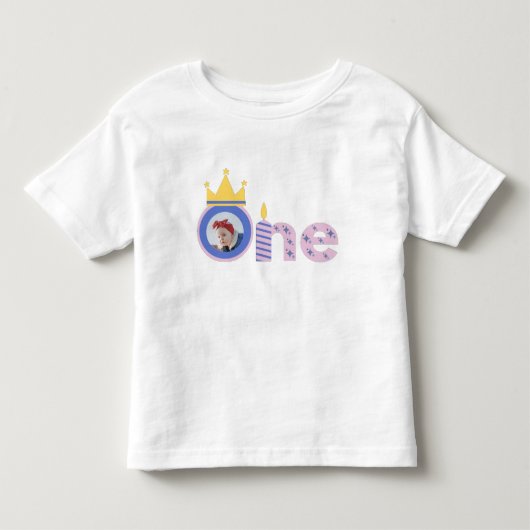 １歳の誕生日 トドラーTシャツ (正面)