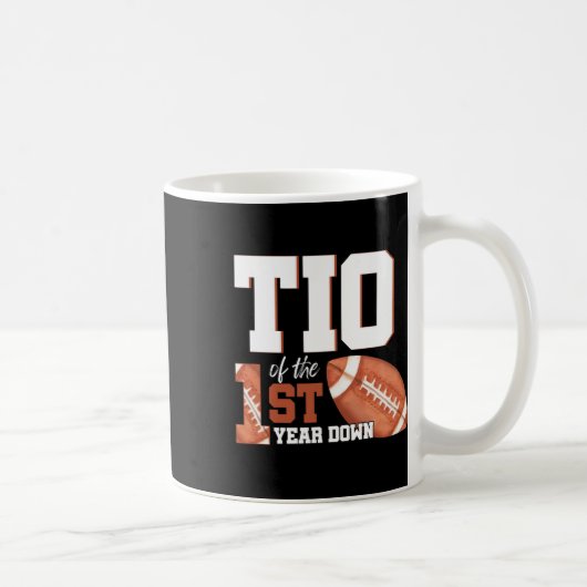 1歳 誕生日 サッカー 1st バースデー おじさん コーヒーマグカップ (右)