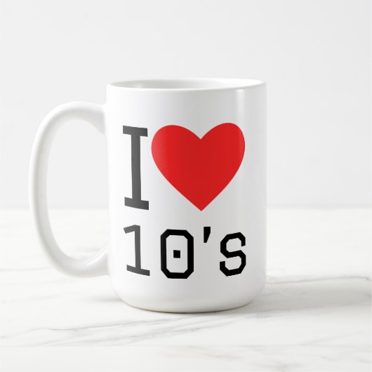 10代好き コーヒーマグカップ (左)