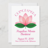 １０代後半の少女の成人儀礼 招待状 (正面)