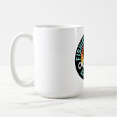 10月に釣り伝説が生まれる コーヒーマグカップ (左)