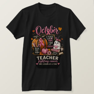 10月の強き教師™|乳がん啓発活動 Tシャツ