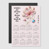 １０月の誕生花カレンダーと誕生石 (正面/裏面)