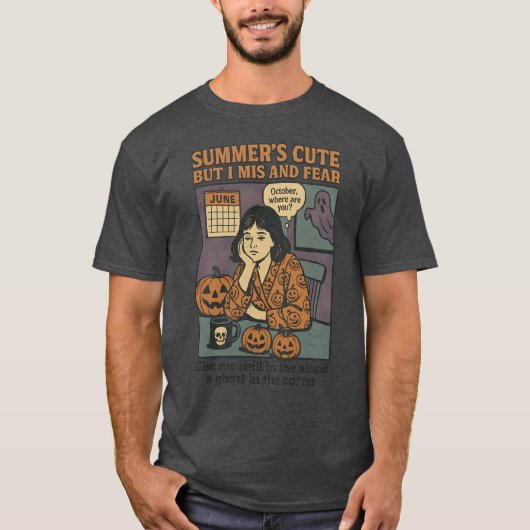 10月よどこにいるの Tシャツ (正面)