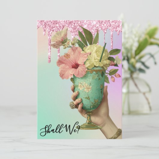 *～* １０ A１０１ フォト オンブレ カクテル  バチェロレッテ 招待状 (スタンド正面)