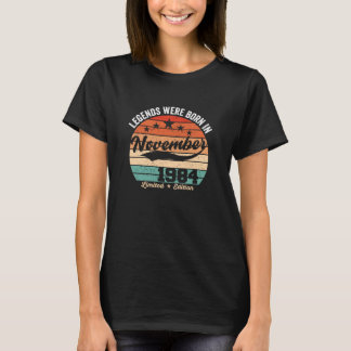 11月に生まれた伝説 41歳のバースデー Tシャツ