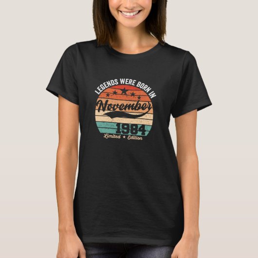 11月に生まれた伝説 41歳のバースデー Tシャツ (正面)