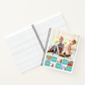 １２枚の写真コラージュ　心に響く言葉　家族の日記 ノートブック (内部)