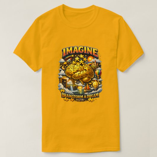 1mを想像せよ tシャツ (デザイン正面)