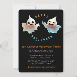 ２つの楽しいゴースト 招待状
