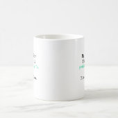 ２の平方根のような無理数への愛 コーヒーマグカップ (中央)