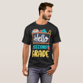 ２年生の先生、２年生の生徒たちこんにちは バック Tシャツ (正面フル)