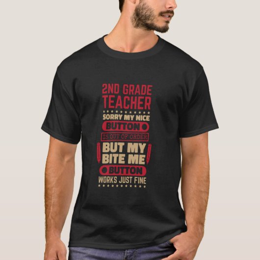 2年生担任の先生のための2年生グッズ Tシャツ (正面)