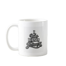 2月に生まれた グレー タイポグラフィーTシャツ