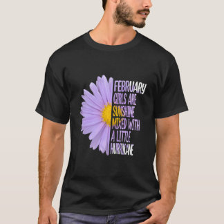 2月のデイジー・アスター Tシャツ