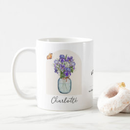 2月の誕生花マグカップ コーヒーマグカップ