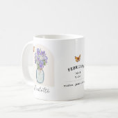2月の誕生花マグカップ コーヒーマグカップ (正面左)
