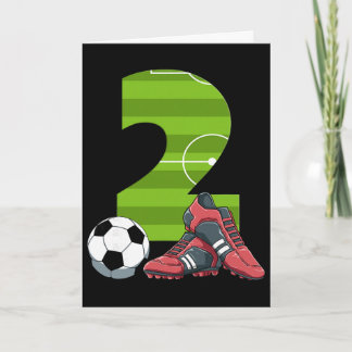 ２歳の誕生日 サッカー 初めての誕生日 フットボール 子供 カード