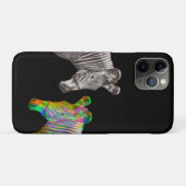 2頭のシマウマ iPhone/iPad カーケース Case-Mate iPhoneケース (裏面(横))