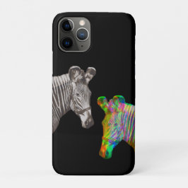 ２頭のシマウマ iPhone/iPad カーケース iPhone 11 Proケース