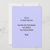 ２０年　新年祭　スコットランド式ホグマニー・パーティー 招待状 (裏面)