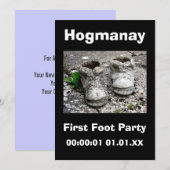 ２０年　新年祭　スコットランド式ホグマニー・パーティー 招待状 (正面/裏面)