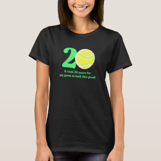 20歳のテニス選手 2002年 20歳の誕生日 Tシャツ