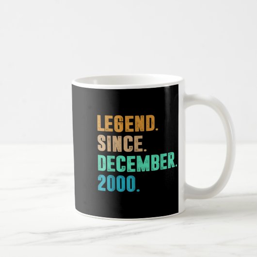2000年12月生まれの伝説の誕生日 コーヒーマグカップ (右)