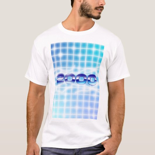 ２０００年 グラフィックアクセントピロー Tシャツ (正面)