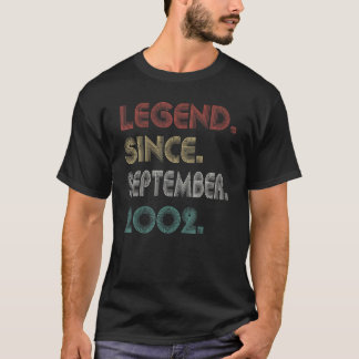 2002年9月から続くヴィンテージレジェンド20周年 Tシャツ