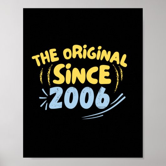 2006年以来のオリジナルステッカー ポスター (正面)