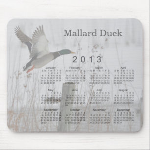 2013年 鳥カレンダー マウスパッド