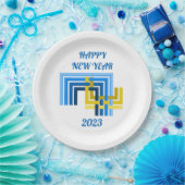 ２０２３年新年あけましておめでとうございます ペーパープレート (パーティー)