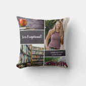 ２０２４年卒業記念写真コラージュ クッション (正面)