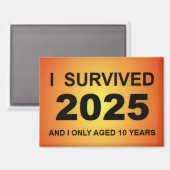2025年を生き延びた! マグネット (正面/裏面)