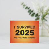 2025年を生き抜いた! ポストカード (スタンド正面)
